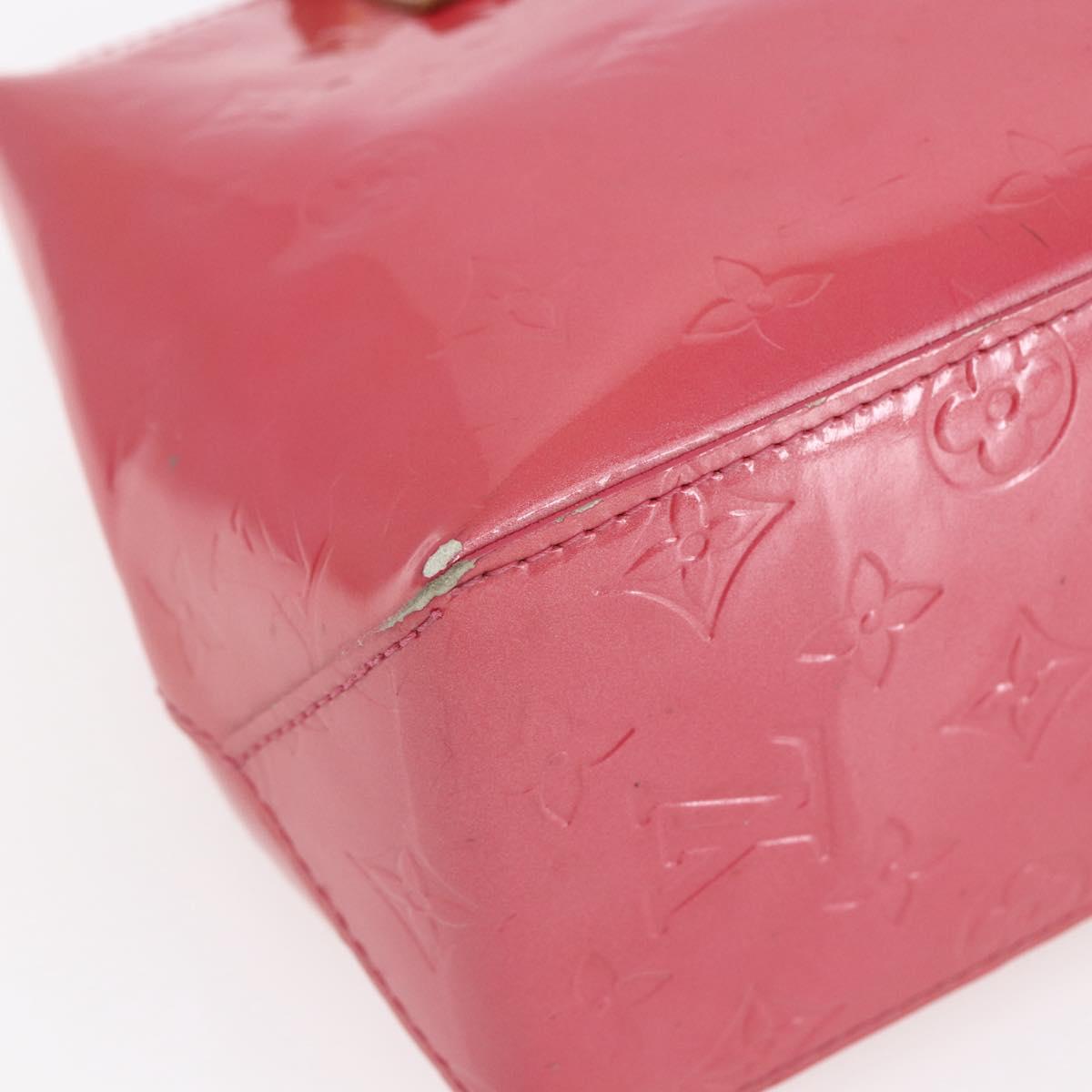 LOUIS VUITTON Monogram Vernis Reade PM Hand Bag Fran Boise M9132F LV Auth 145835