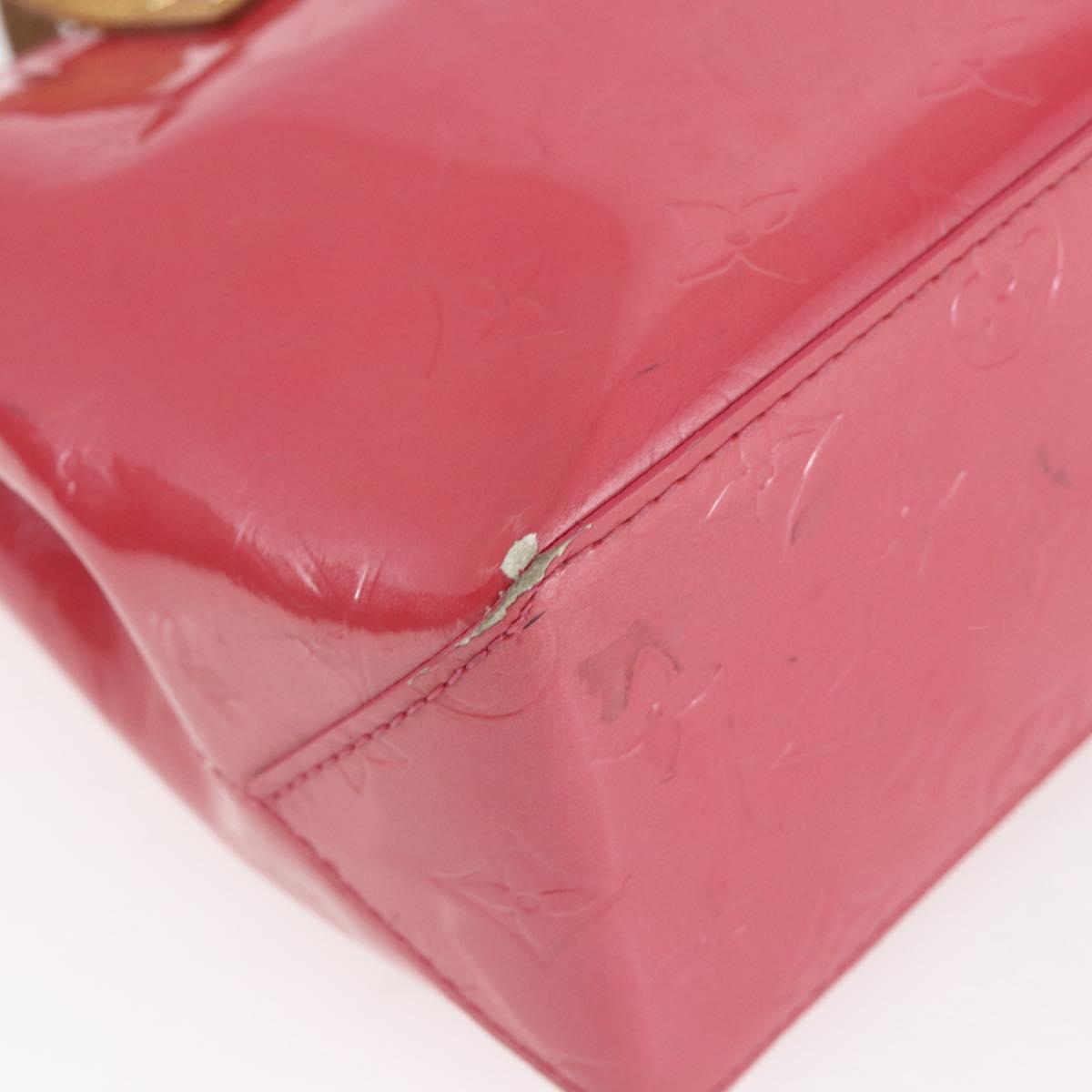 LOUIS VUITTON Monogram Vernis Reade PM Hand Bag Fran Boise M9132F LV Auth 145835