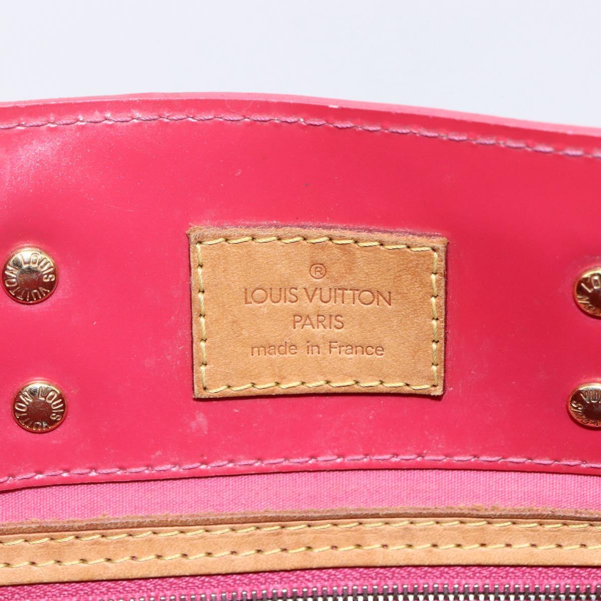 LOUIS VUITTON Monogram Vernis Reade PM Hand Bag Fran Boise M9132F LV Auth 145835