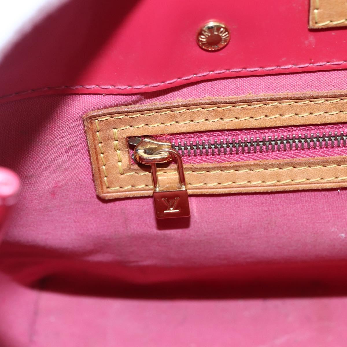 LOUIS VUITTON Monogram Vernis Reade PM Hand Bag Fran Boise M9132F LV Auth 145835