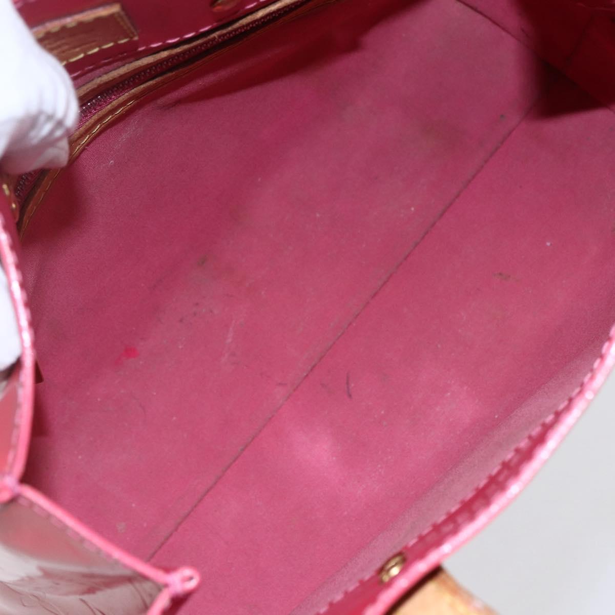 LOUIS VUITTON Monogram Vernis Reade PM Hand Bag Fran Boise M9132F LV Auth 145835
