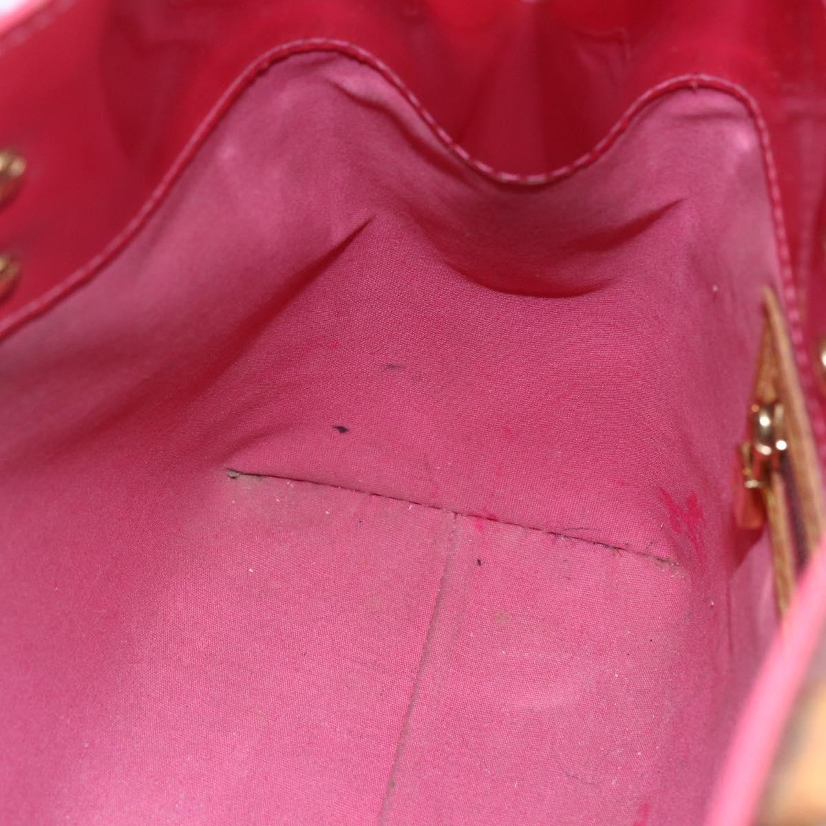 LOUIS VUITTON Monogram Vernis Reade PM Hand Bag Fran Boise M9132F LV Auth 145835