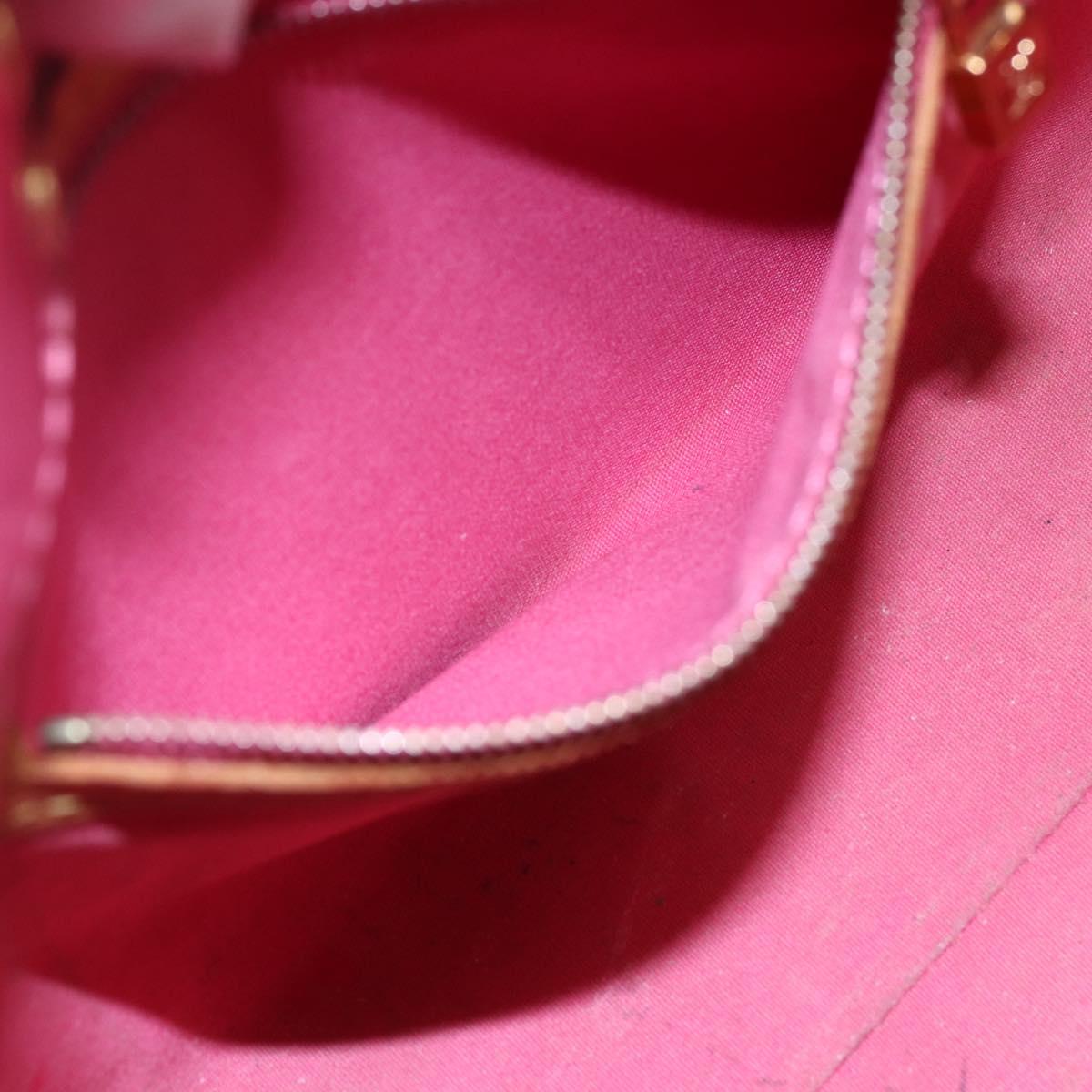 LOUIS VUITTON Monogram Vernis Reade PM Hand Bag Fran Boise M9132F LV Auth 145835