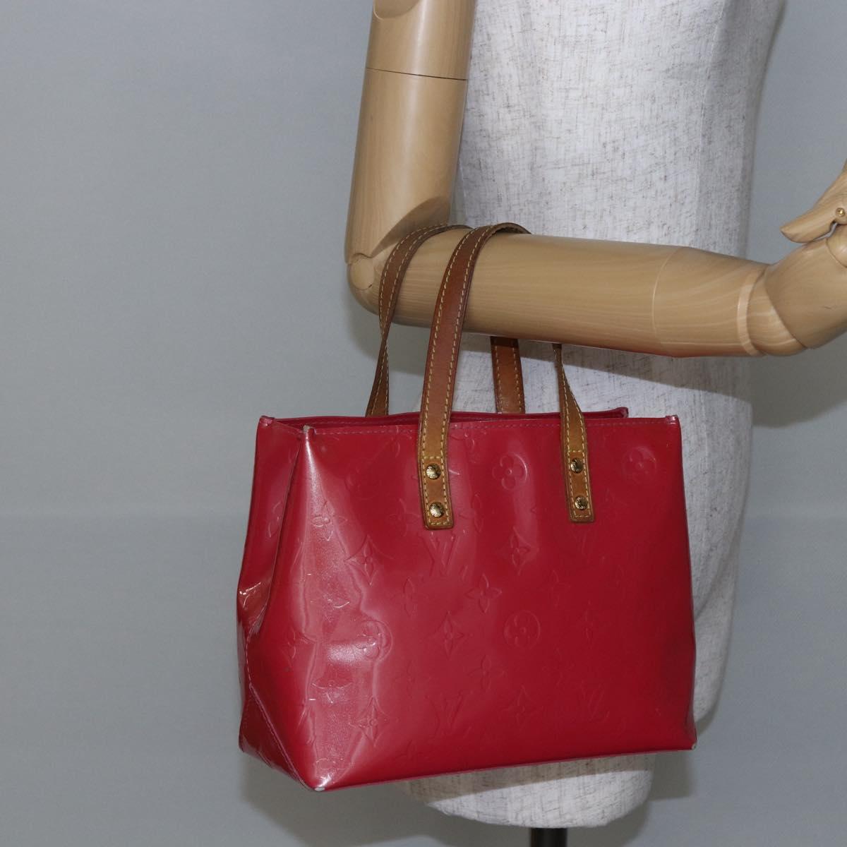 LOUIS VUITTON Monogram Vernis Reade PM Hand Bag Fran Boise M9132F LV Auth 145835