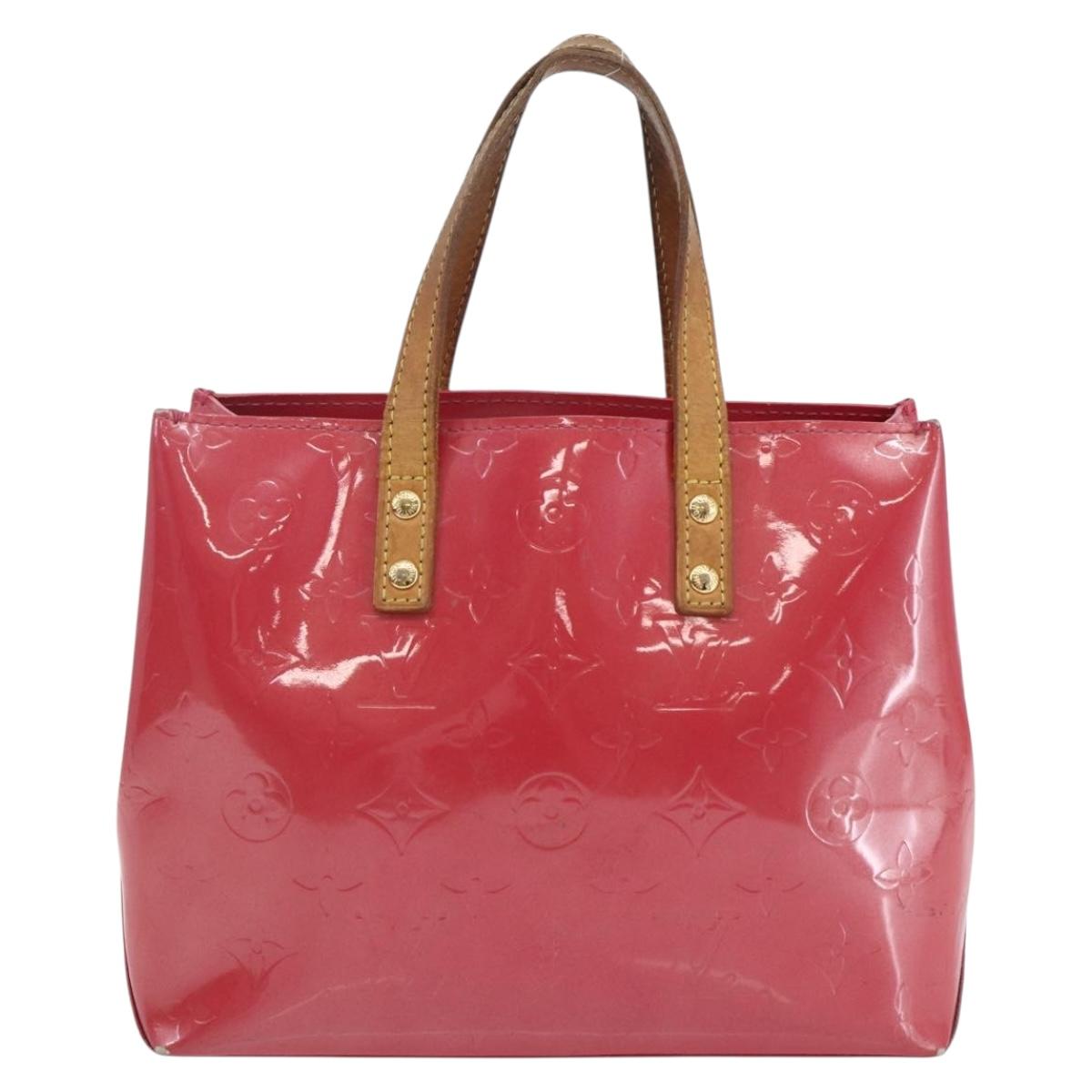 LOUIS VUITTON Monogram Vernis Reade PM Hand Bag Fran Boise M9132F LV Auth 145835