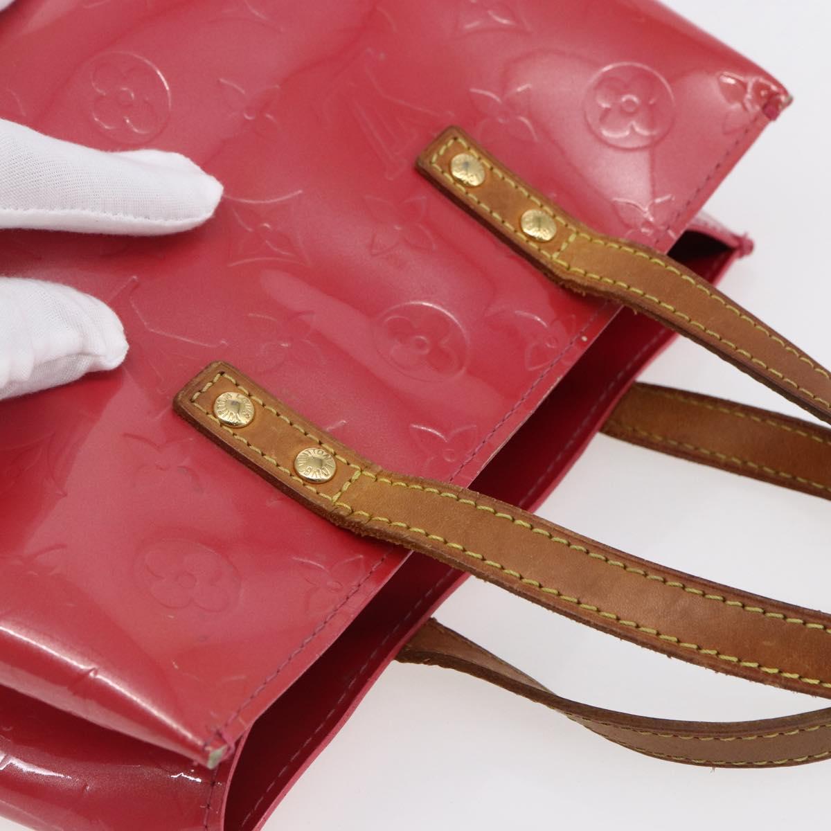 LOUIS VUITTON Monogram Vernis Reade PM Hand Bag Fran Boise M9132F LV Auth 145835