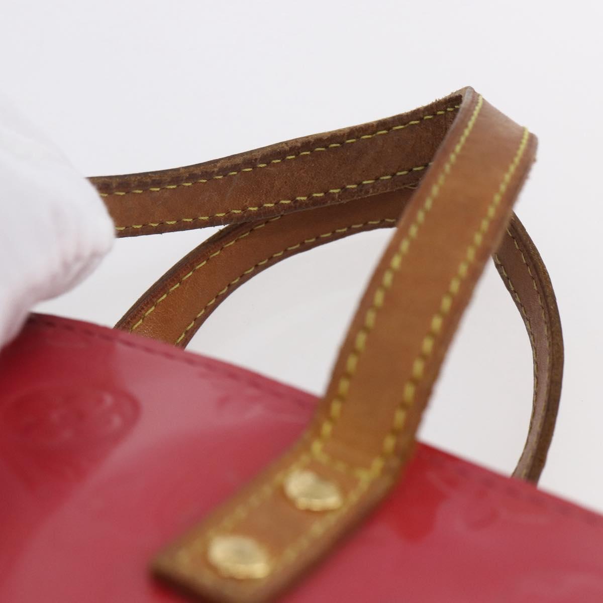 LOUIS VUITTON Monogram Vernis Reade PM Hand Bag Fran Boise M9132F LV Auth 145835