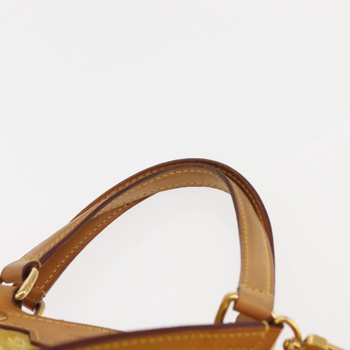 LOUIS VUITTON Monogram Vernis Blair MM Bag 2way Citrin M90108 LV Auth 145836
