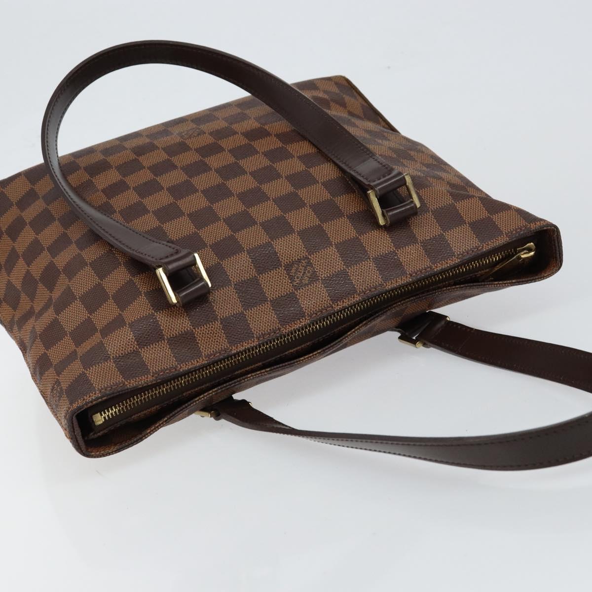 LOUIS VUITTON Damier Ebene Cabas Piano Tote Bag M51148 LV Auth 145837