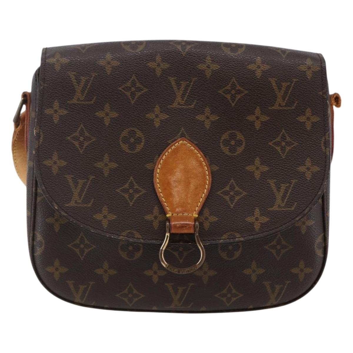 LOUIS VUITTON Monogram Monogram Saint Cloud GM Shoulder Bag M51242 Auth 145838