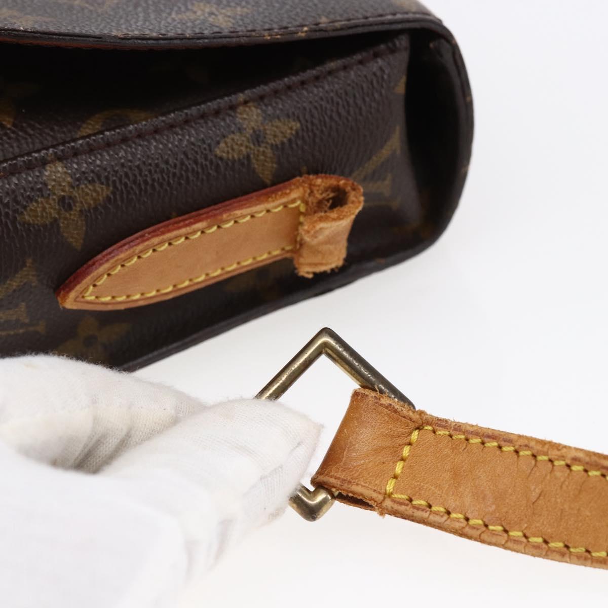 LOUIS VUITTON Monogram Monogram Saint Cloud GM Shoulder Bag M51242 Auth 145838