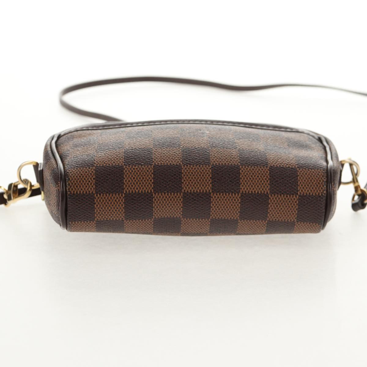 LOUIS VUITTON Damier Ebene Pochette Ipanema Shoulder Bag N51296 LV Auth 145851V