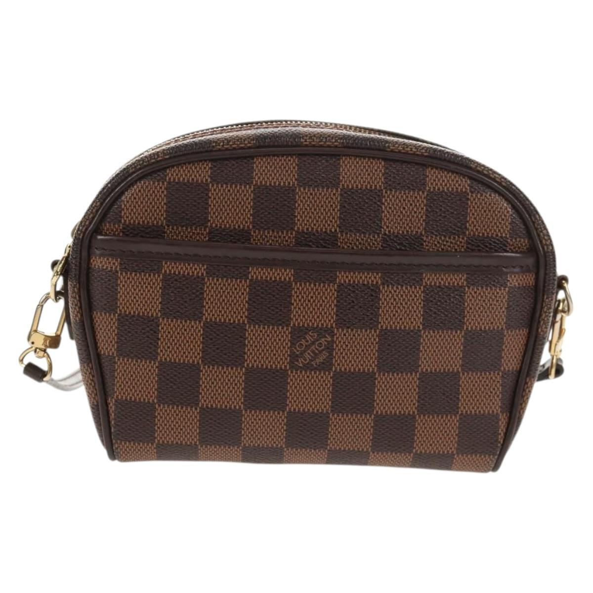 LOUIS VUITTON Damier Ebene Pochette Ipanema Shoulder Bag N51296 LV Auth 145851V
