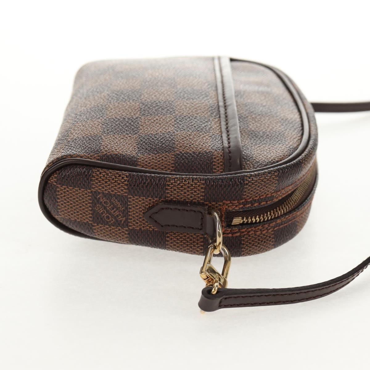 LOUIS VUITTON Damier Ebene Pochette Ipanema Shoulder Bag N51296 LV Auth 145851V