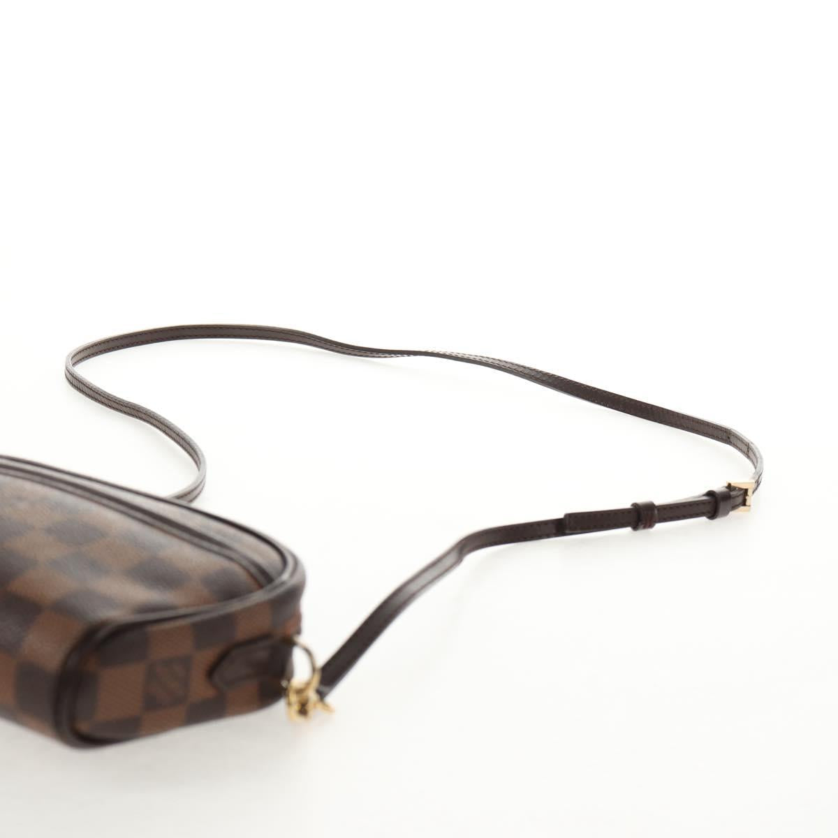 LOUIS VUITTON Damier Ebene Pochette Ipanema Shoulder Bag N51296 LV Auth 145851V