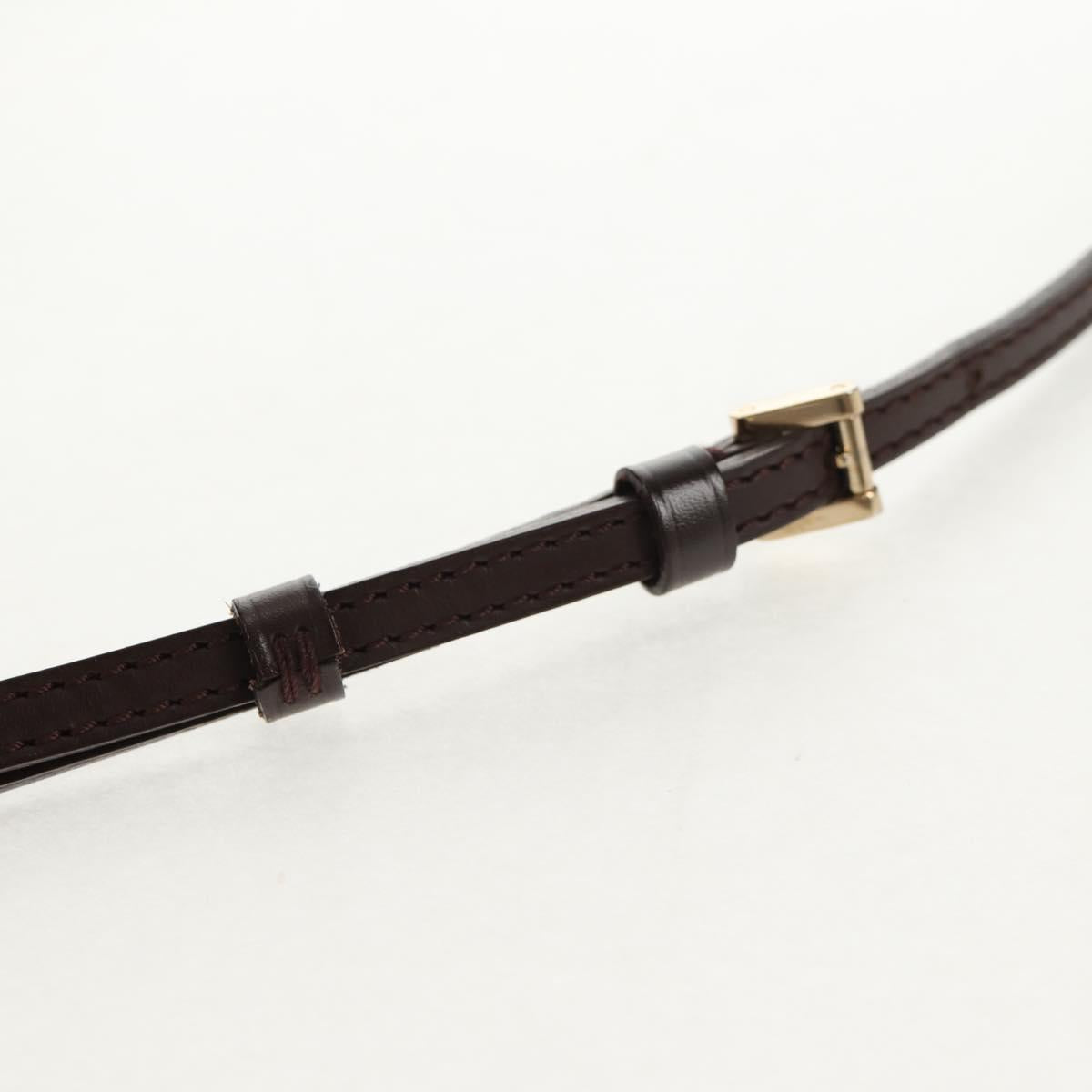 LOUIS VUITTON Damier Ebene Pochette Ipanema Shoulder Bag N51296 LV Auth 145851V