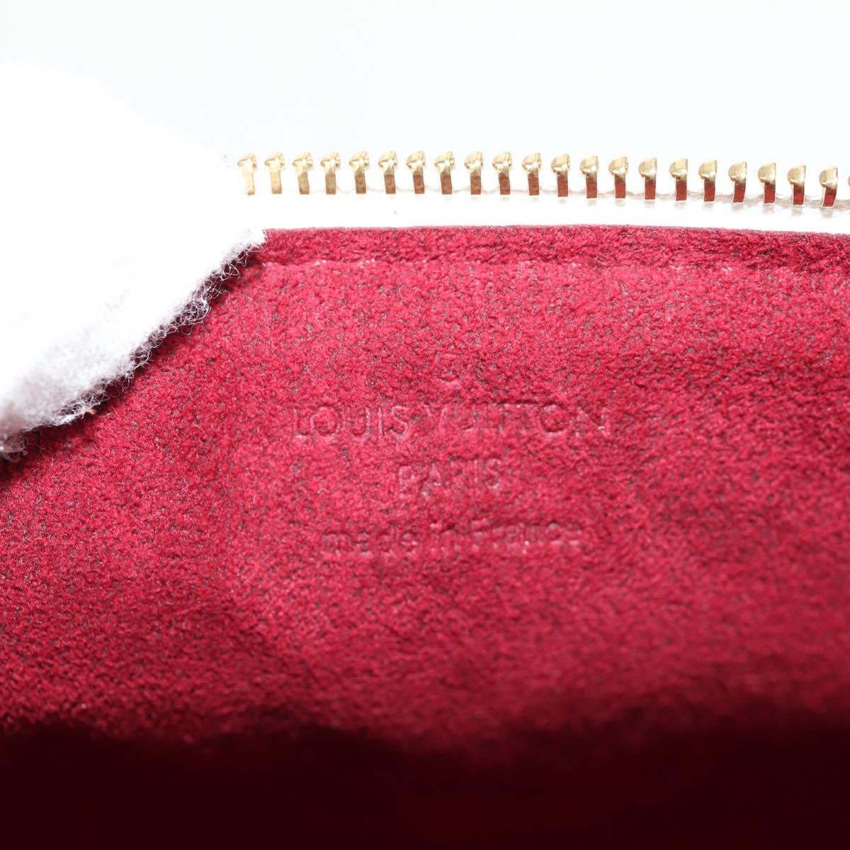 LOUIS VUITTON Monogram Multicolor Pochette GM Pouch White M60027 Auth 145858SAV