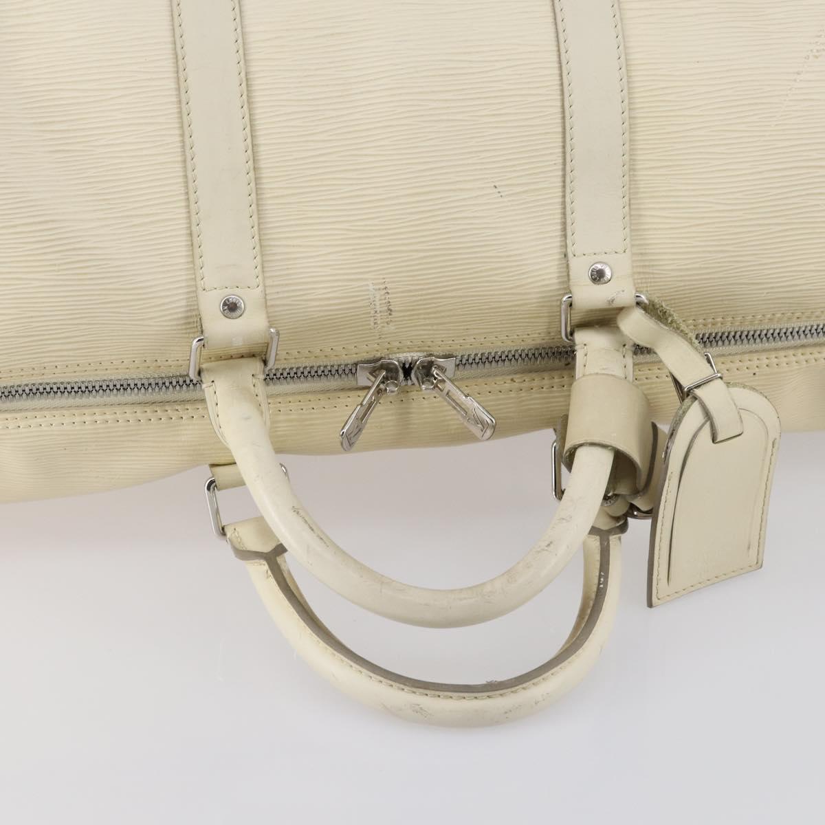 LOUIS VUITTON Epi Keepall 55 Boston Bag Yvoire LV Auth 145860