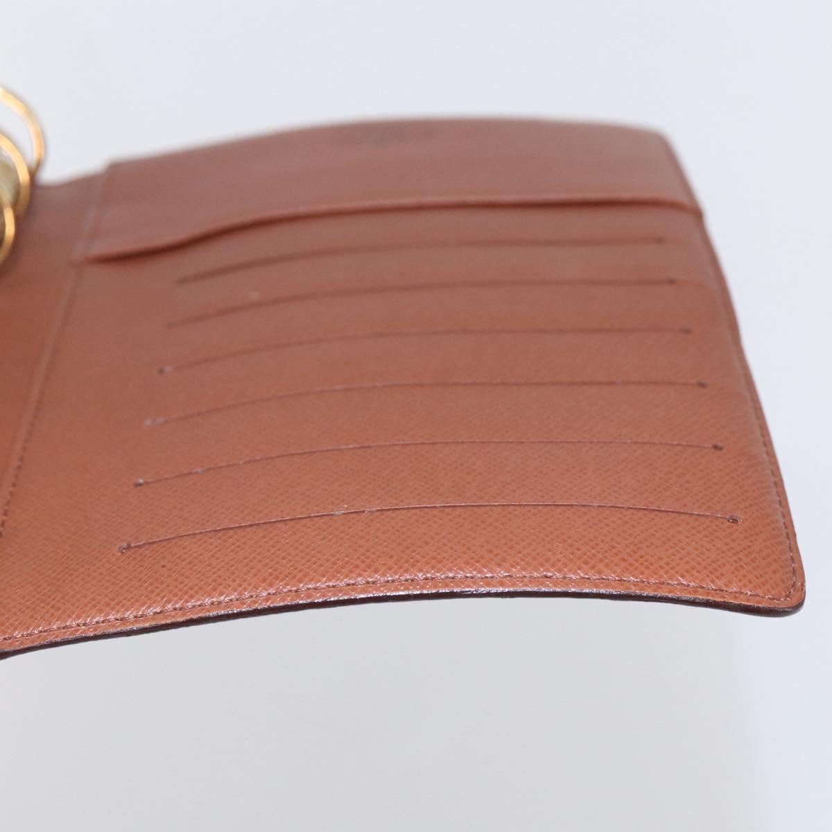 LOUIS VUITTON Monogram Agenda MM Day Planner Cover R20105 LV Auth 145862