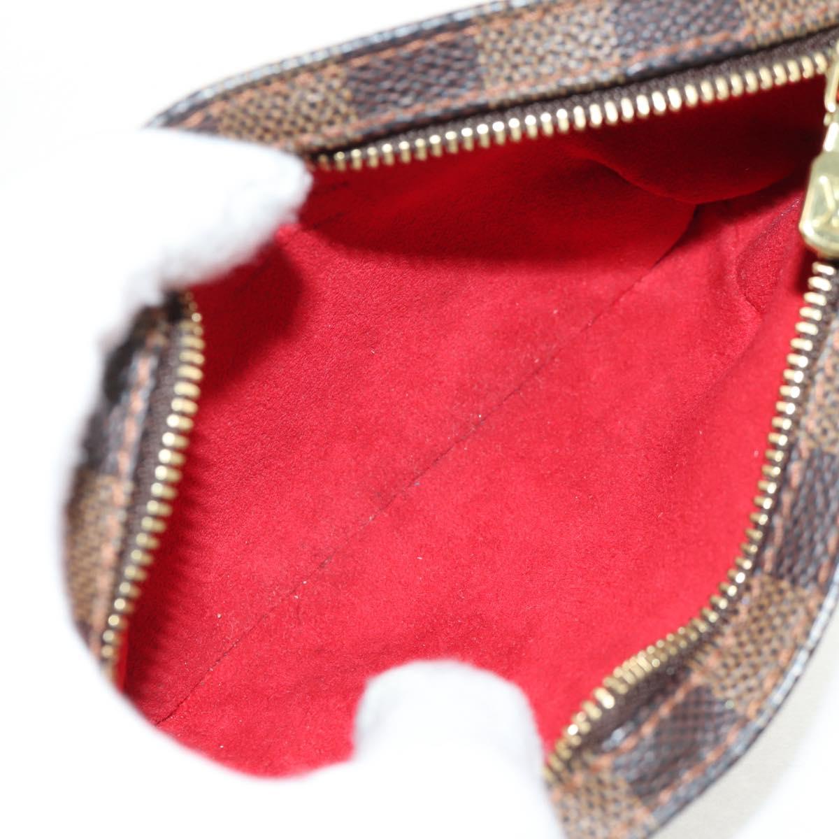 LOUIS VUITTON Damier Ebene Manosque GM Accessory Pouch N51120 LV Auth 145868V