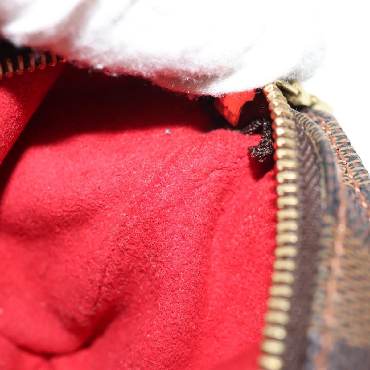 LOUIS VUITTON Damier Ebene Manosque GM Accessory Pouch N51120 LV Auth 145868V