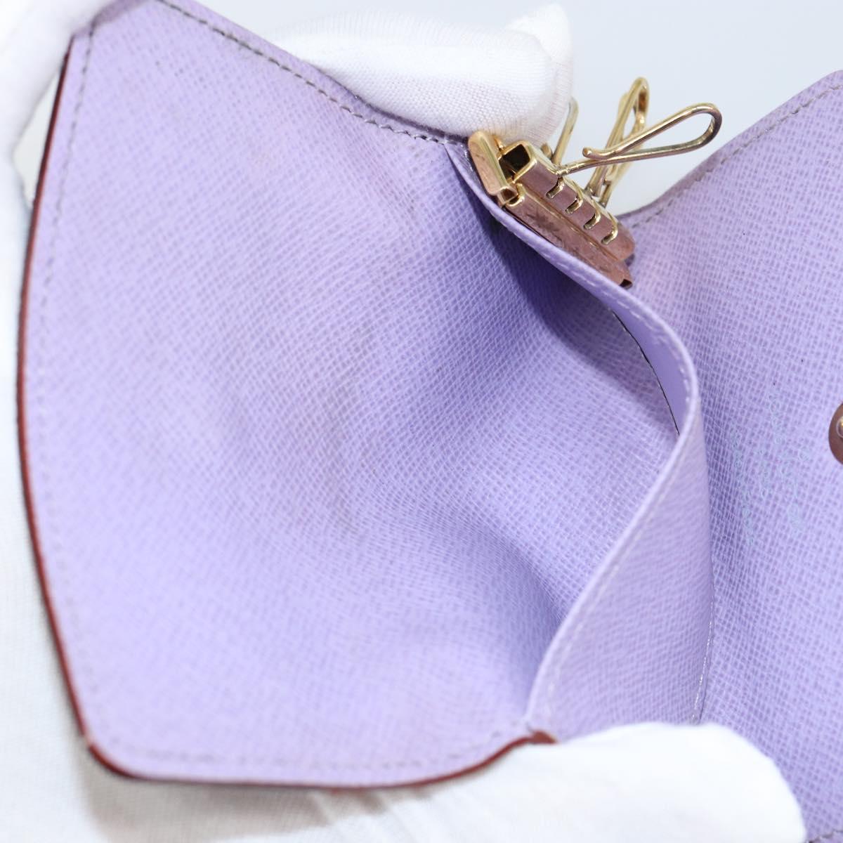 LOUIS VUITTON Monogram Multicolor Multicles 4 Key Case Black M93732 Auth 145870