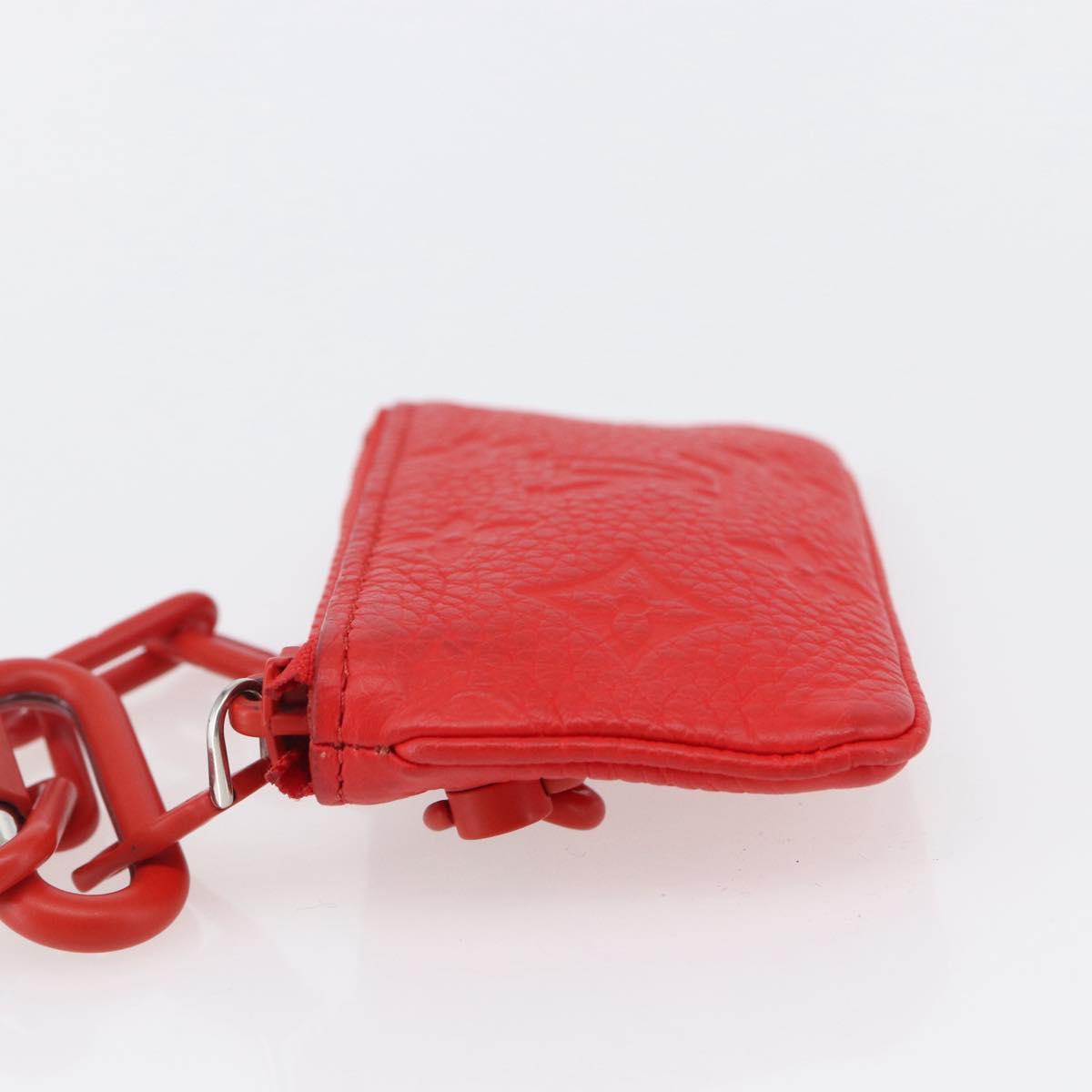 LOUIS VUITTON Empreinte Virgil Abloh Pochette Cles Coin Purse M67474 Auth 145871