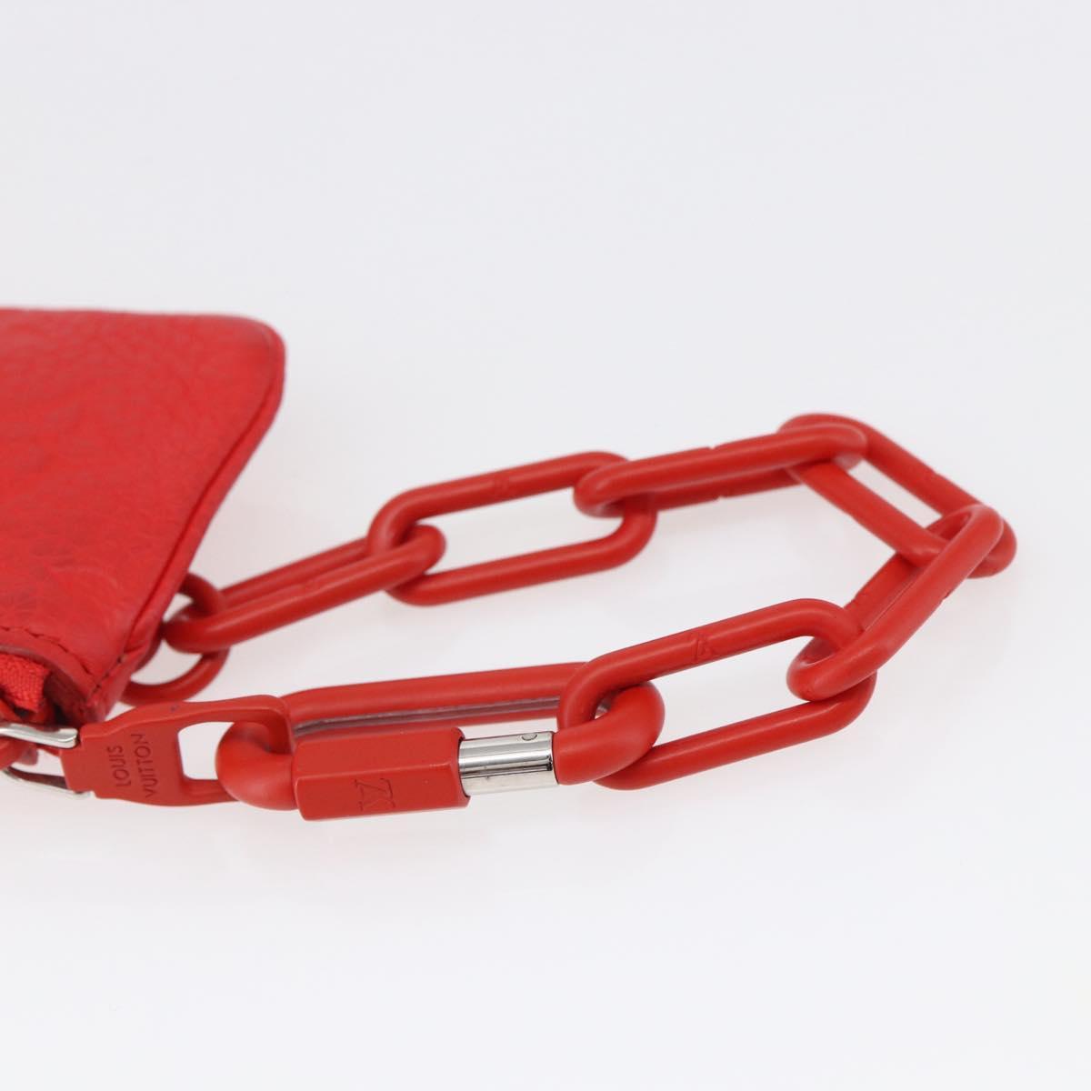 LOUIS VUITTON Empreinte Virgil Abloh Pochette Cles Coin Purse M67474 Auth 145871