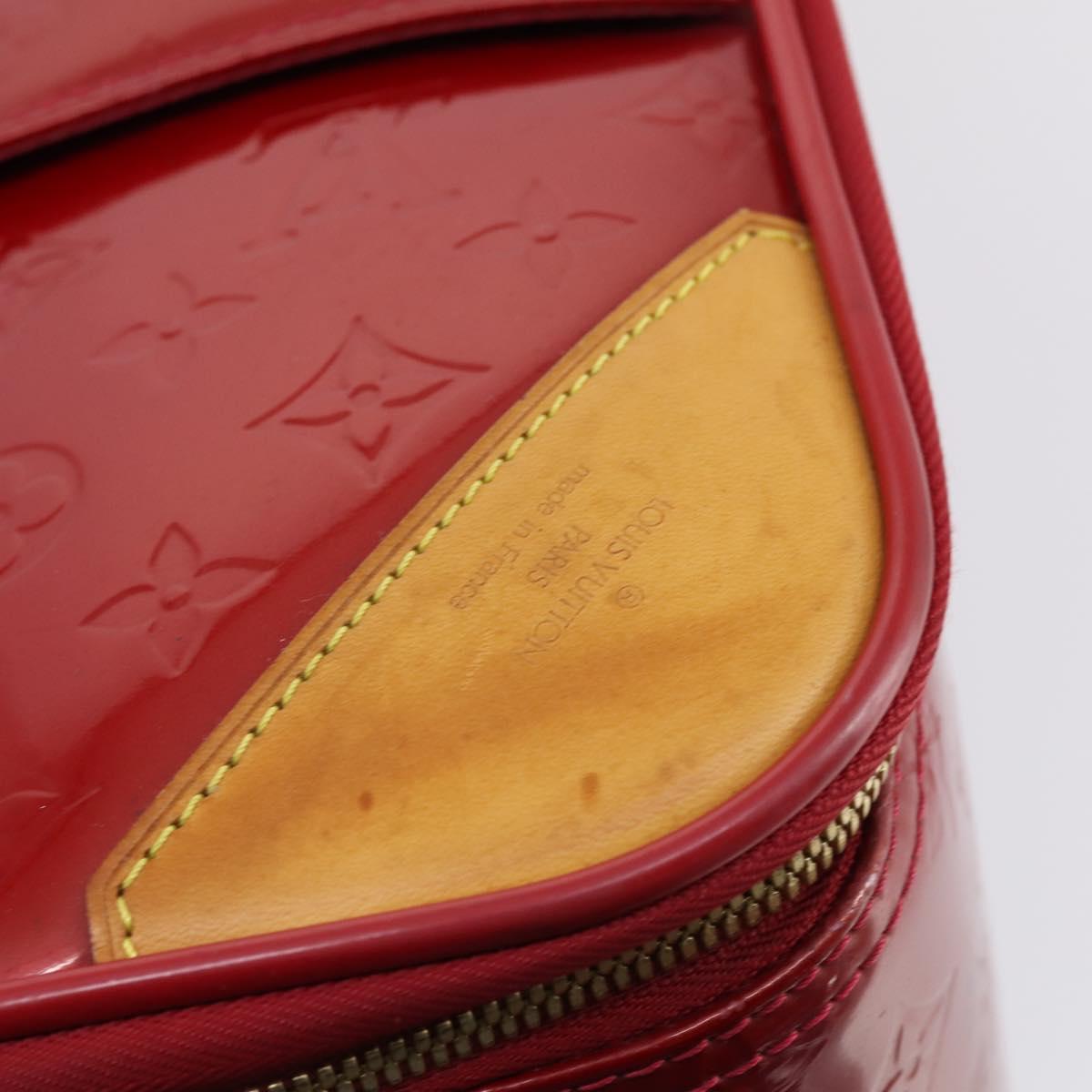 LOUIS VUITTON Monogram Vernis Pegas 45 suitcase Pomme D'amour M91278 Auth 145874