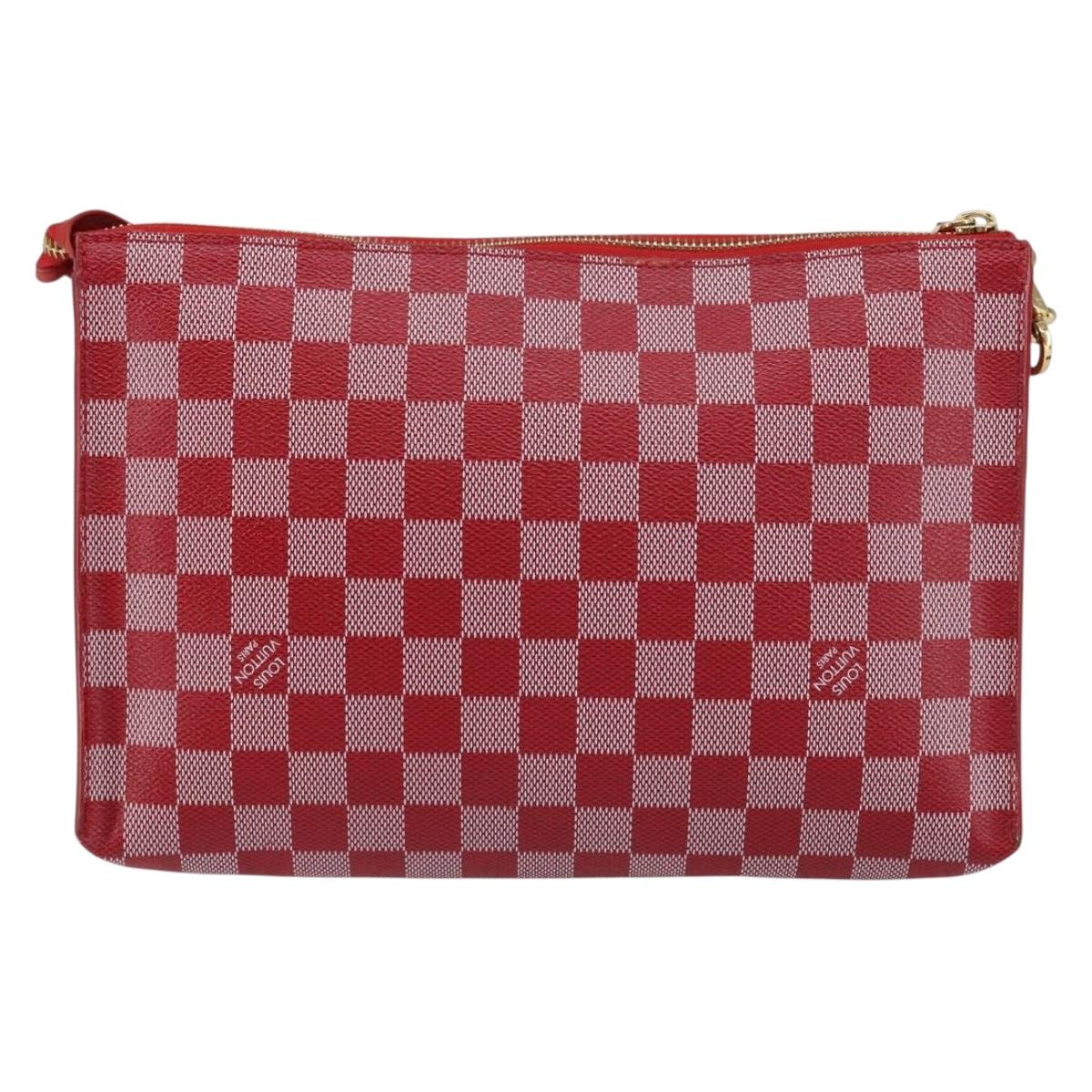 LOUIS VUITTON Damier Color Module Clutch Bag Car Mine N41306 LV Auth 145890