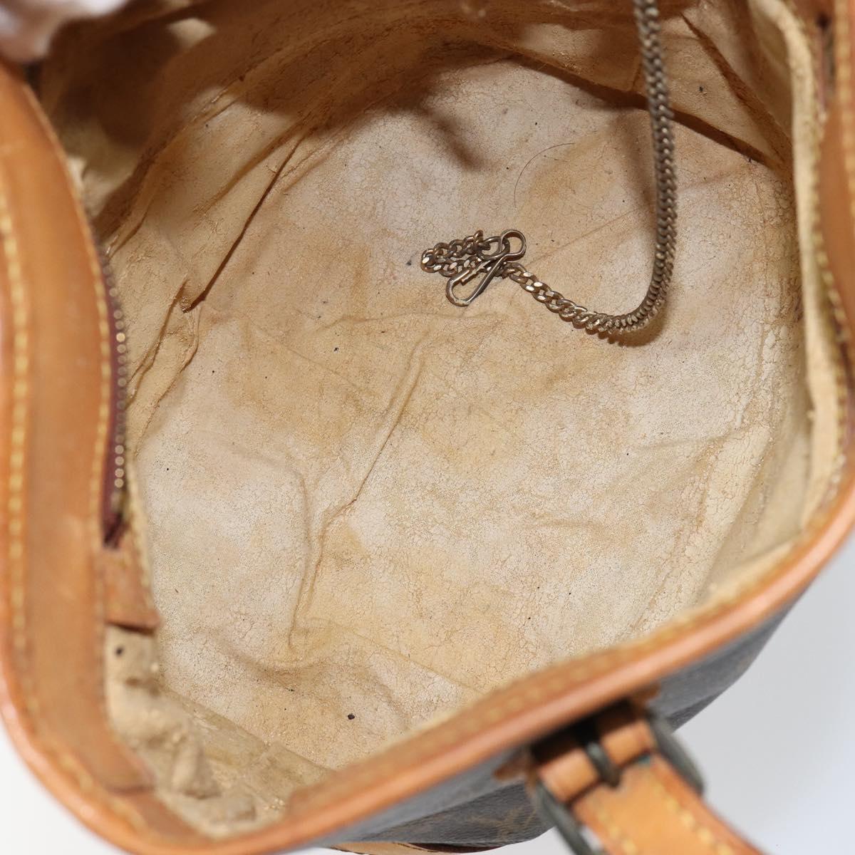 LOUIS VUITTON Monogram Bucket PM Shoulder Bag Vintage M42238 LV Auth 145902