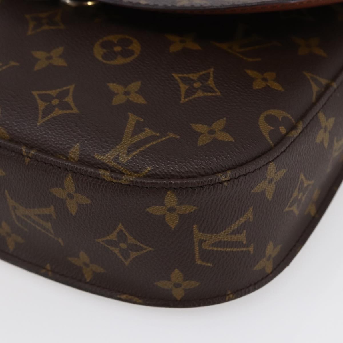 LOUIS VUITTON Monogram Saint Cloud GM Shoulder Bag M51242 LV Auth 145903