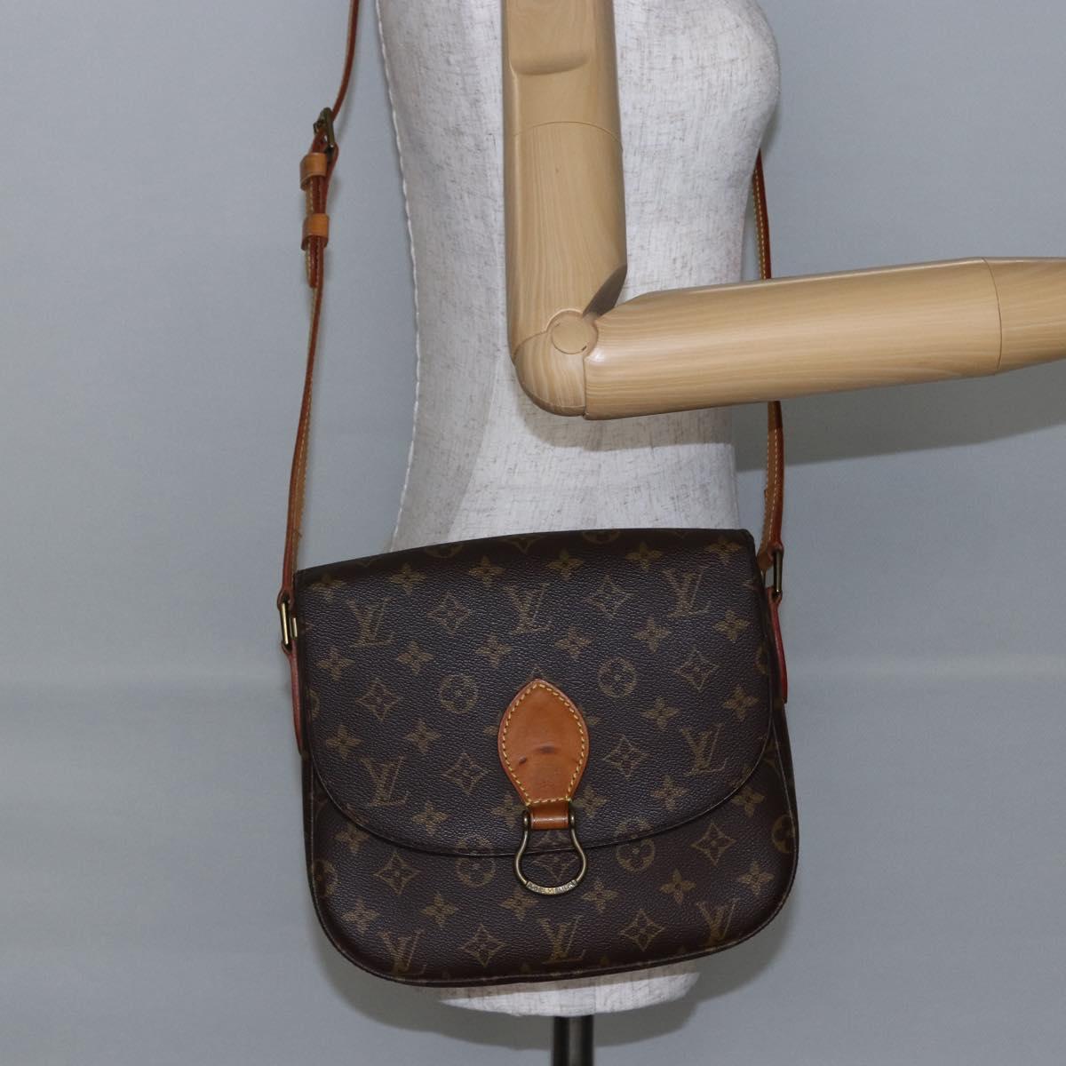 LOUIS VUITTON Monogram Saint Cloud GM Shoulder Bag M51242 LV Auth 145903