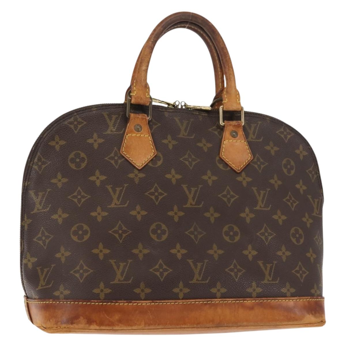 LOUIS VUITTON Monogram Alma Hand Bag M51130 LV Auth 145905