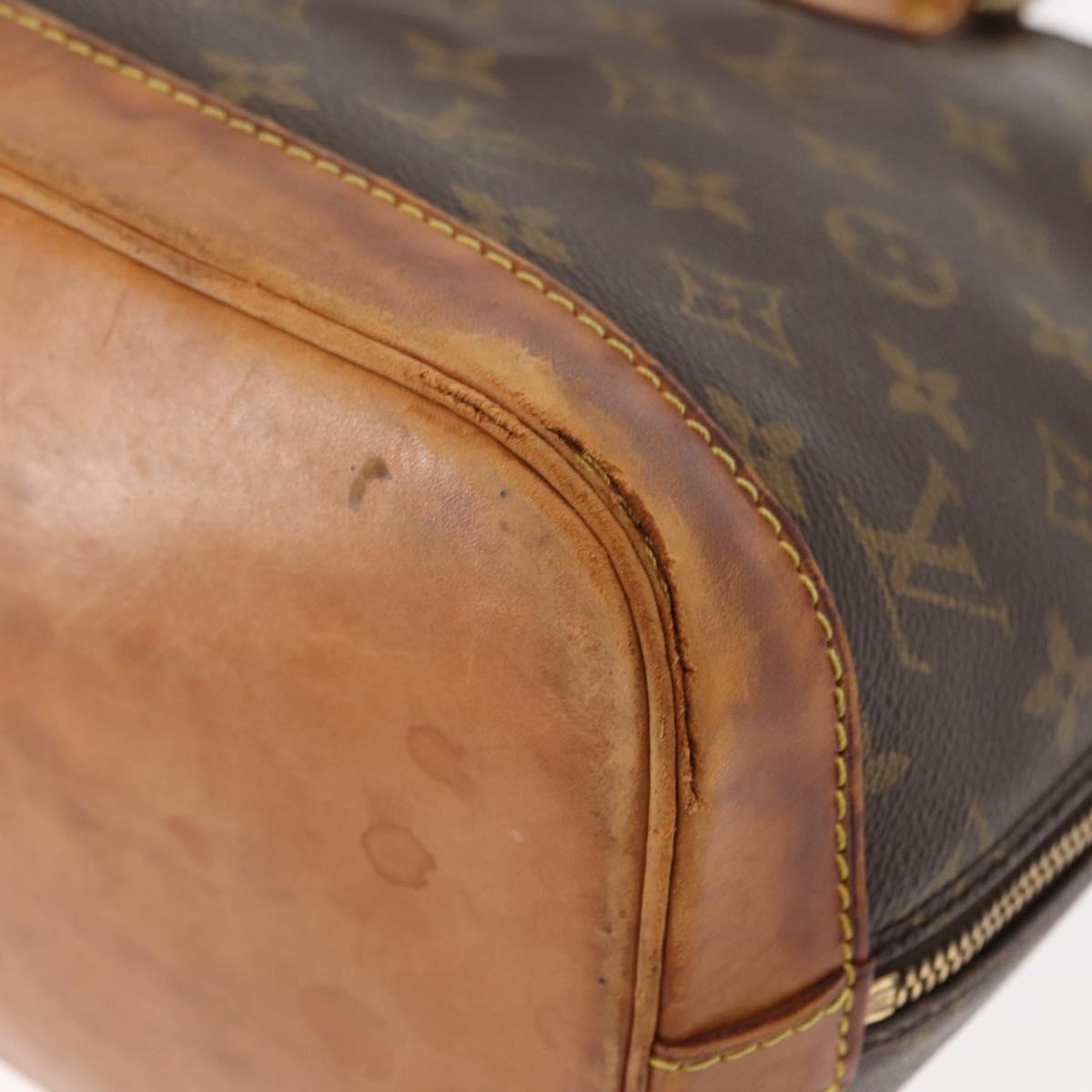 LOUIS VUITTON Monogram Alma Hand Bag M51130 LV Auth 145905
