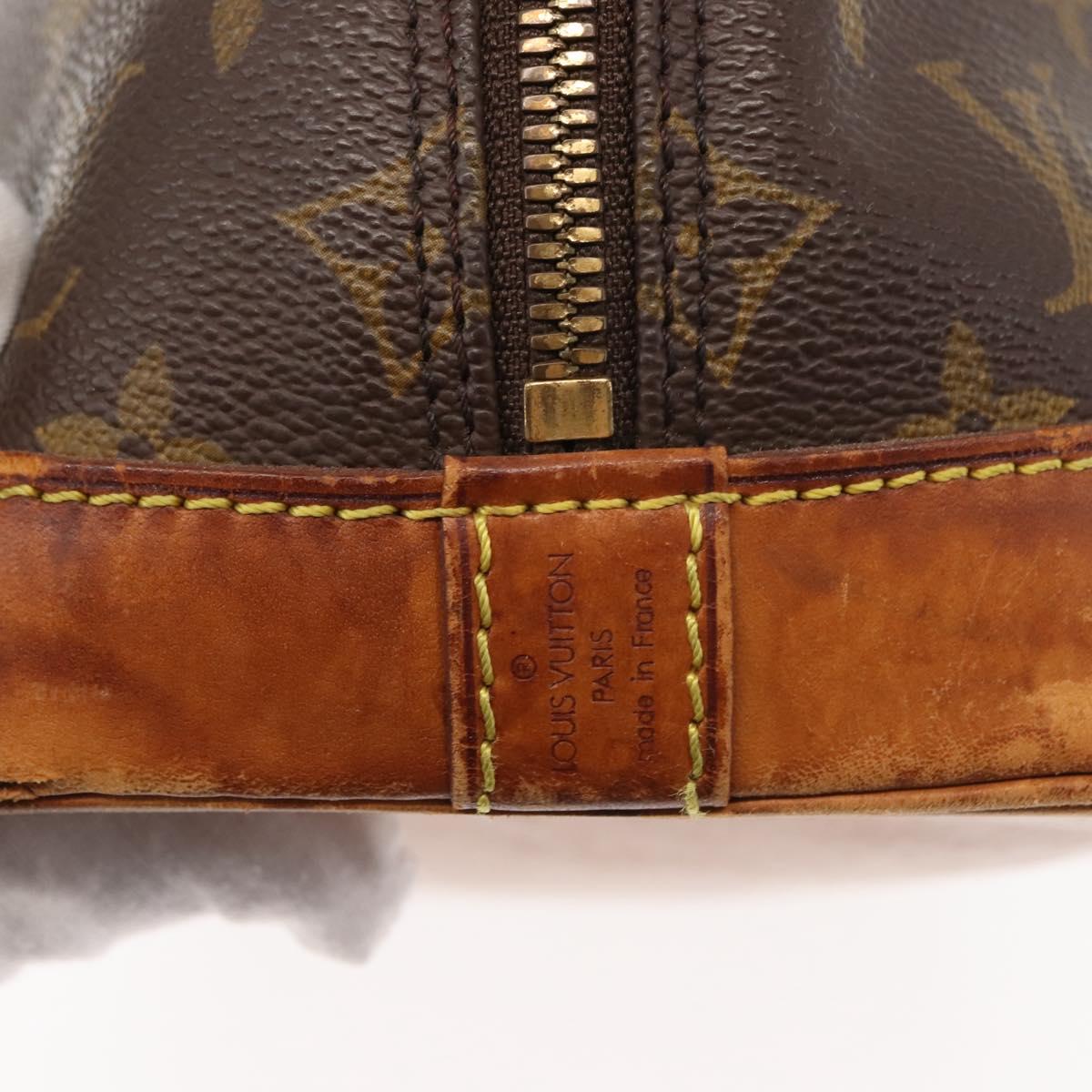 LOUIS VUITTON Monogram Alma Hand Bag M51130 LV Auth 145905