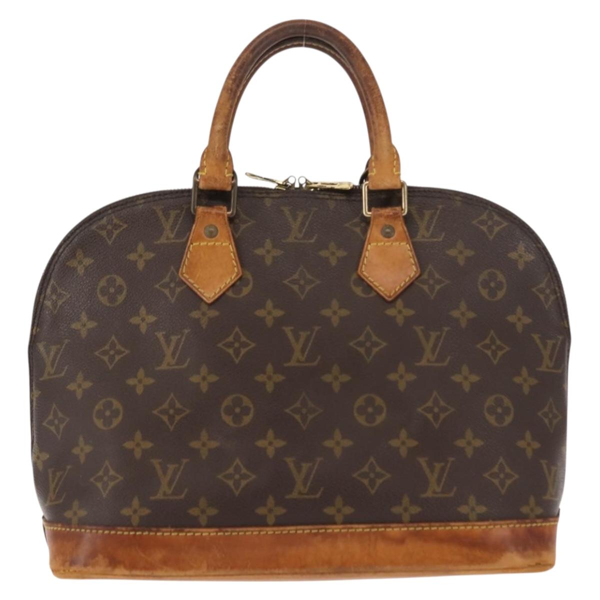 LOUIS VUITTON Monogram Alma Hand Bag M51130 LV Auth 145905
