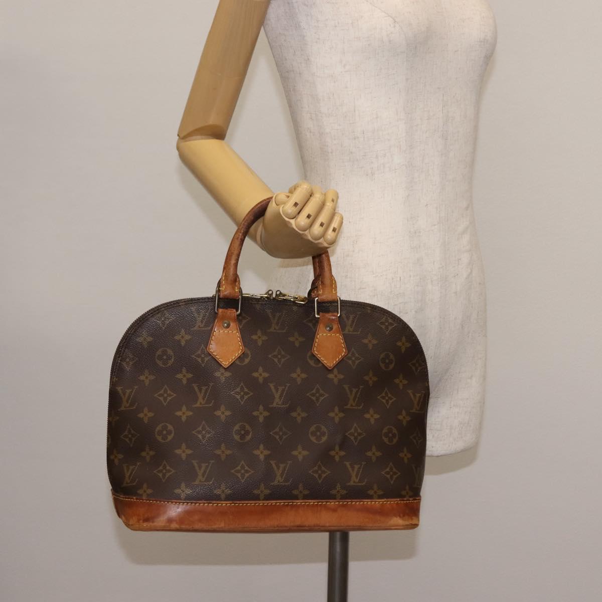 LOUIS VUITTON Monogram Alma Hand Bag M51130 LV Auth 145905