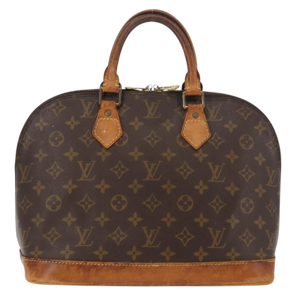 LOUIS VUITTON Monogram Alma Hand Bag M51130 LV Auth 145905