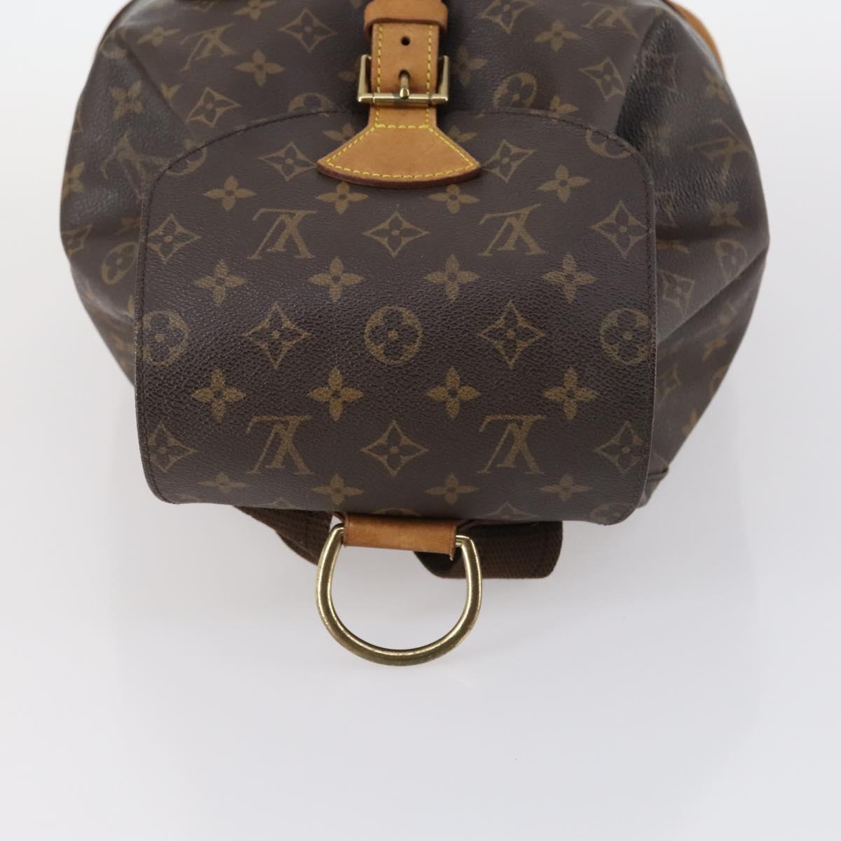 LOUIS VUITTON Monogram Montsouris GM Backpack M51135 LV Auth 145906