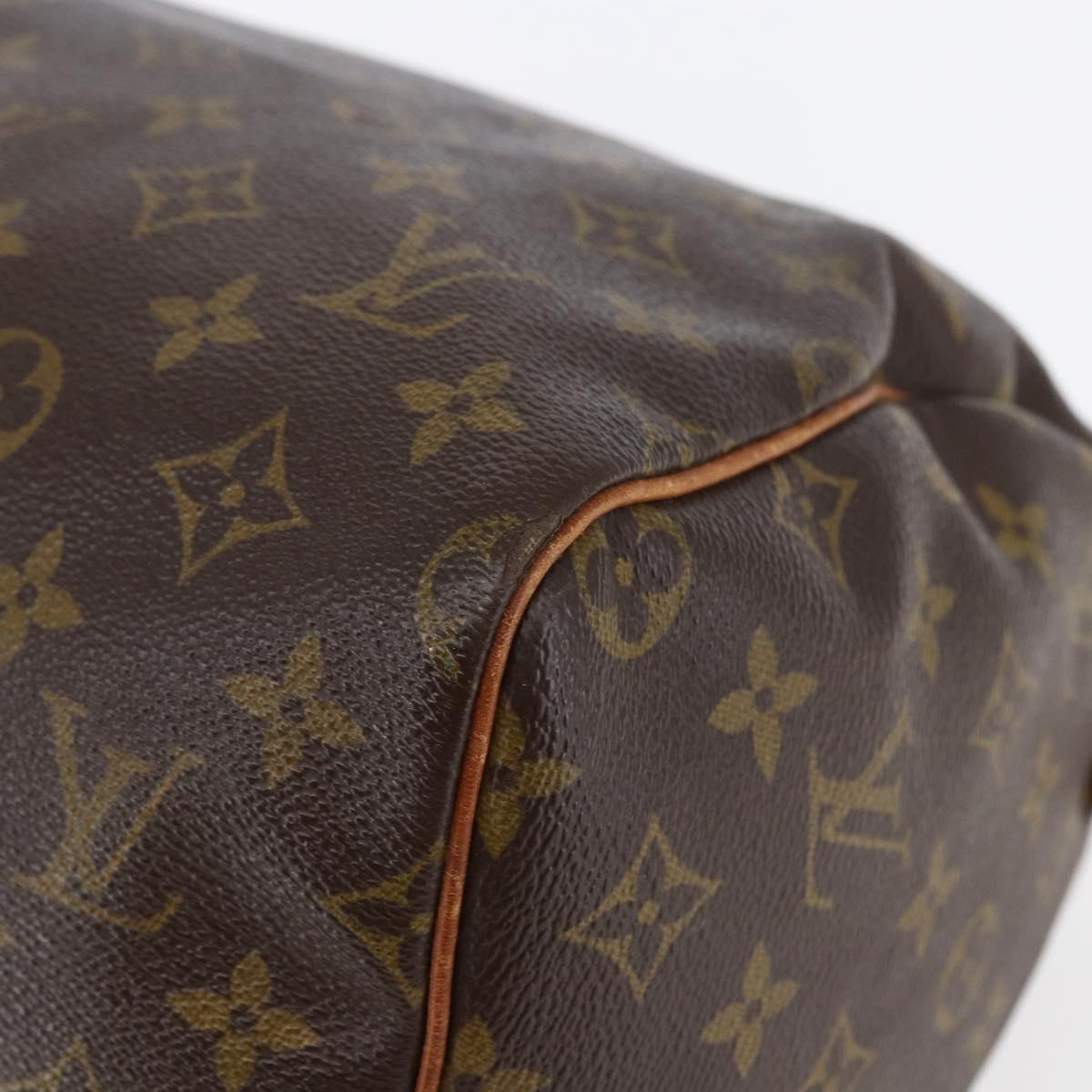 LOUIS VUITTON Monogram Speedy 30 Hand Bag M41526 LV Auth 145914