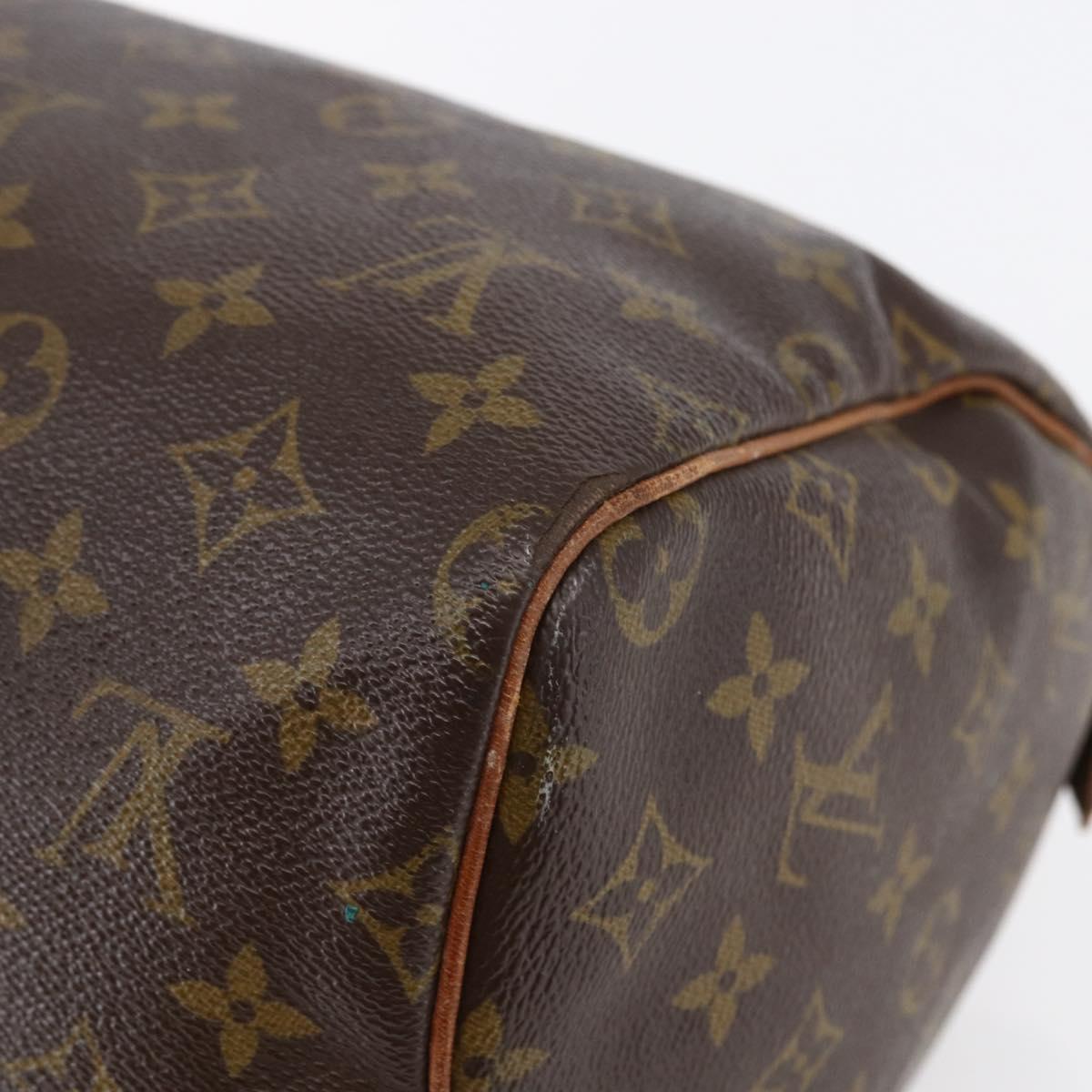 LOUIS VUITTON Monogram Speedy 30 Hand Bag M41526 LV Auth 145914