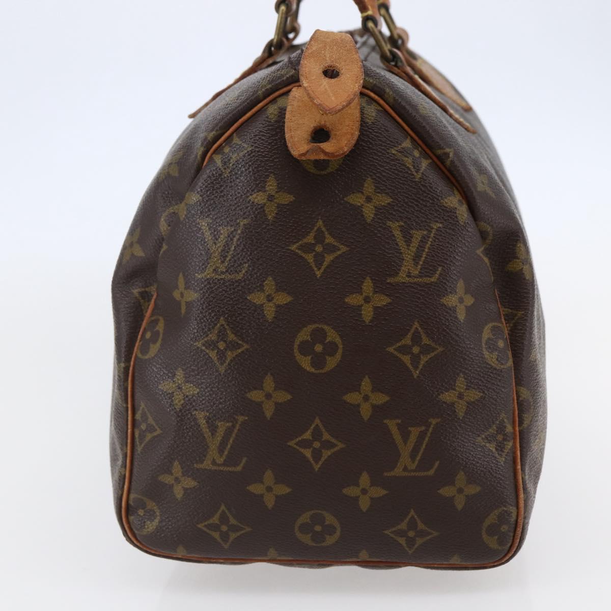 LOUIS VUITTON Monogram Speedy 30 Hand Bag M41526 LV Auth 145914