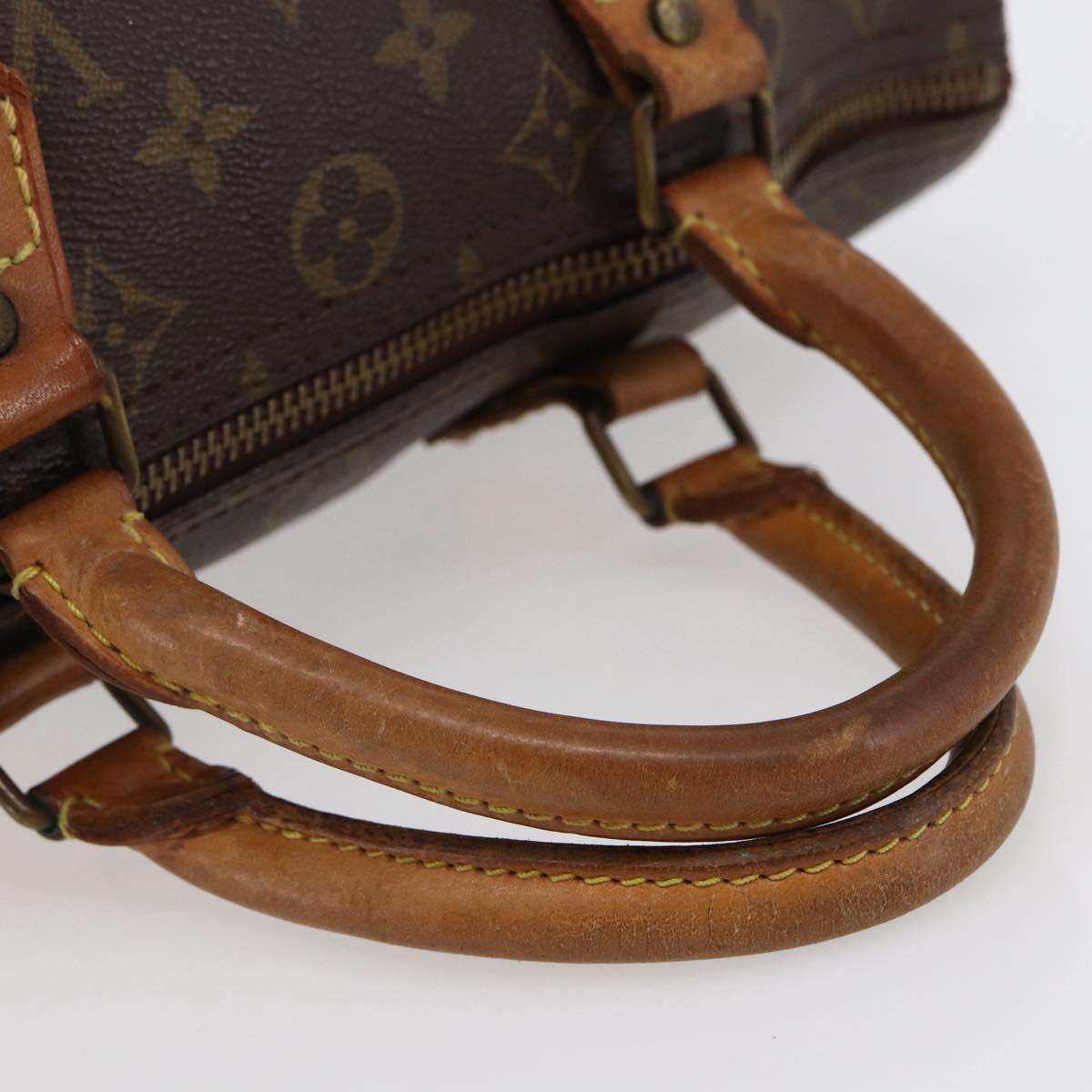 LOUIS VUITTON Monogram Speedy 30 Hand Bag M41526 LV Auth 145914