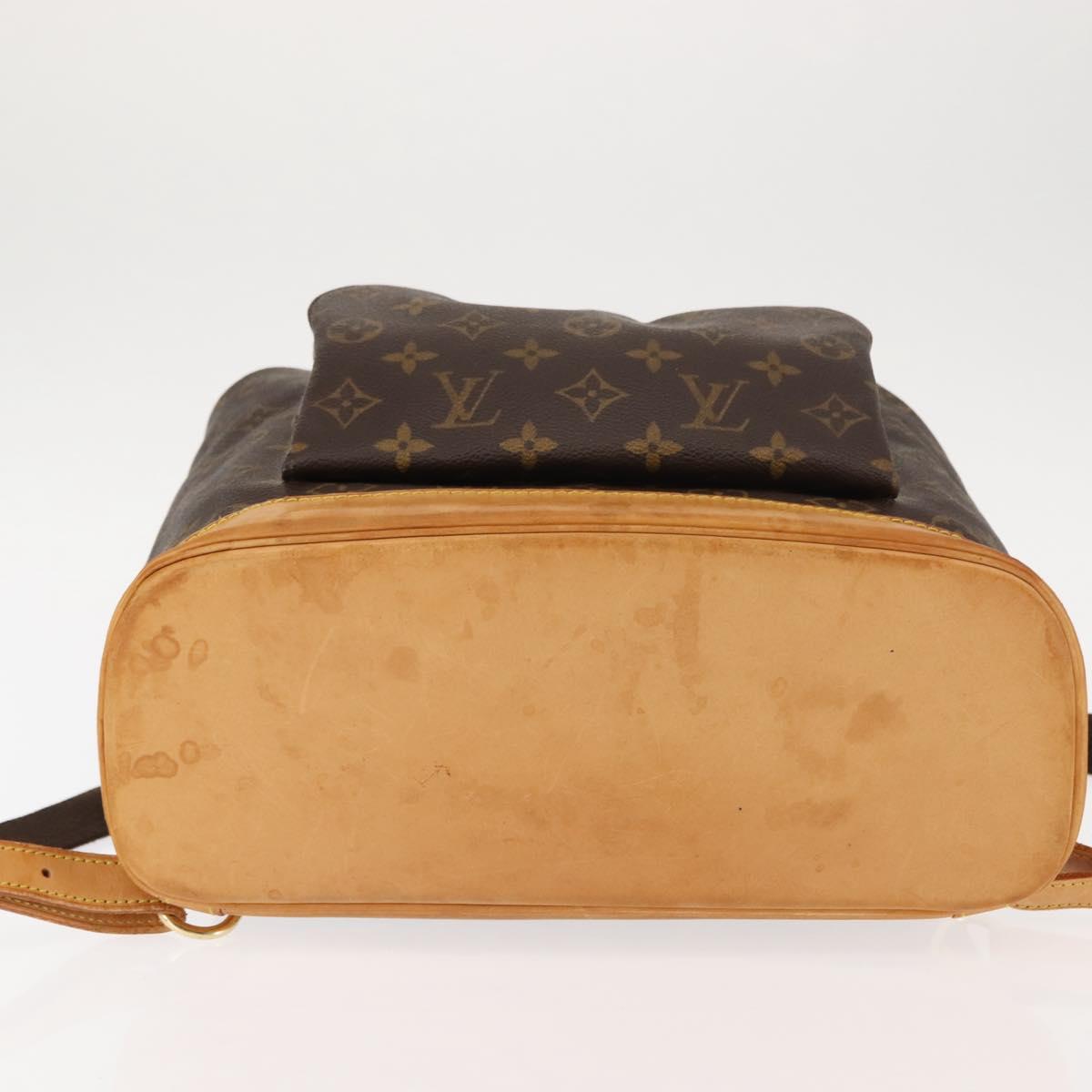 LOUIS VUITTON Monogram Montsouris GM Backpack M51135 LV Auth 145916