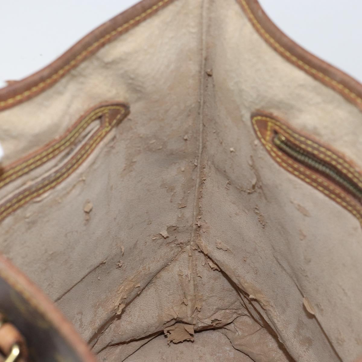 LOUIS VUITTON Monogram Bucket GM Shoulder Bag M42236 LV Auth 145929