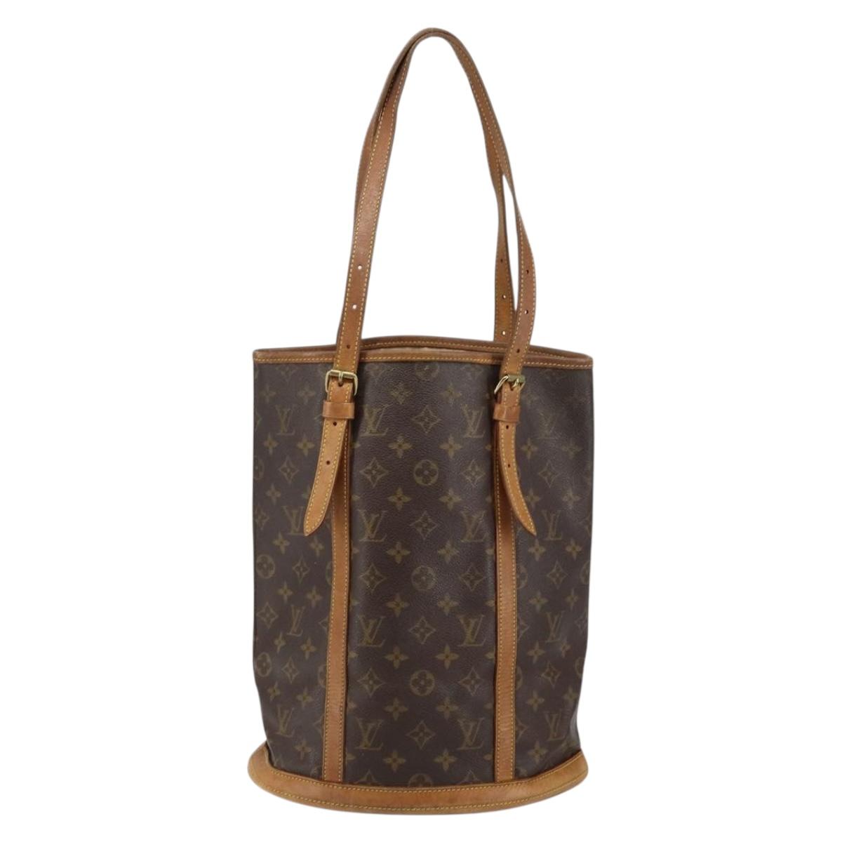 LOUIS VUITTON Monogram Bucket GM Shoulder Bag M42236 LV Auth 145929