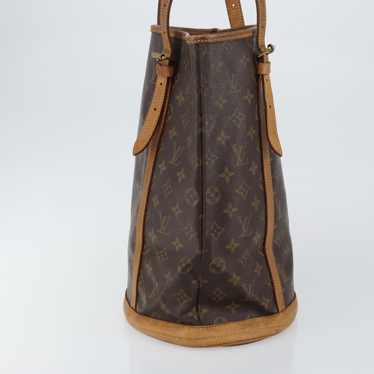 LOUIS VUITTON Monogram Bucket GM Shoulder Bag M42236 LV Auth 145929