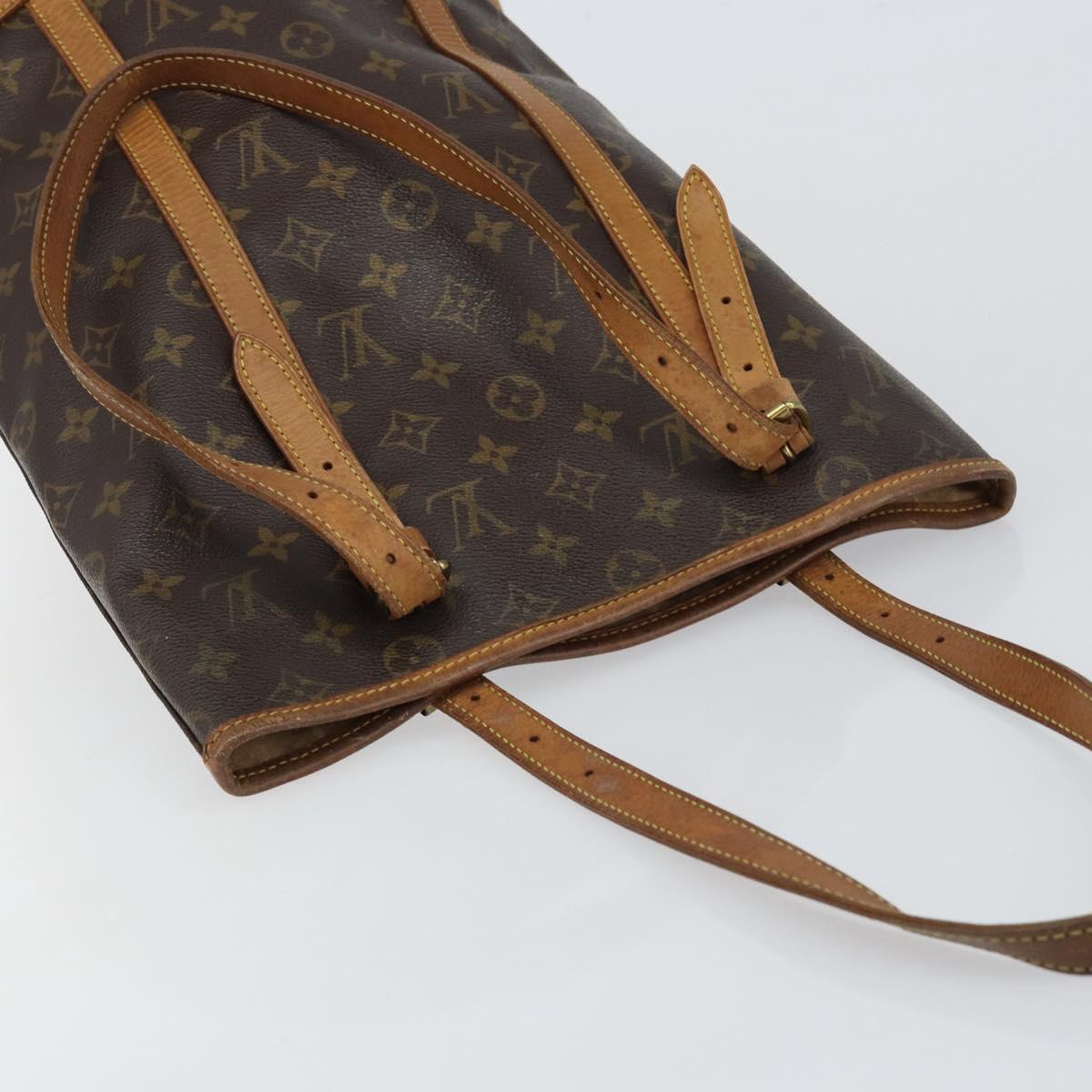 LOUIS VUITTON Monogram Bucket GM Shoulder Bag M42236 LV Auth 145929
