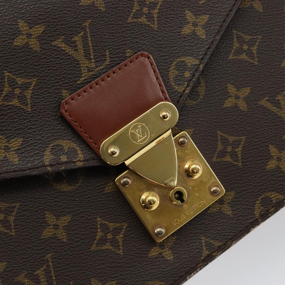 LOUIS VUITTON Monogram Concorde Hand Bag M51190 LV Auth 145931